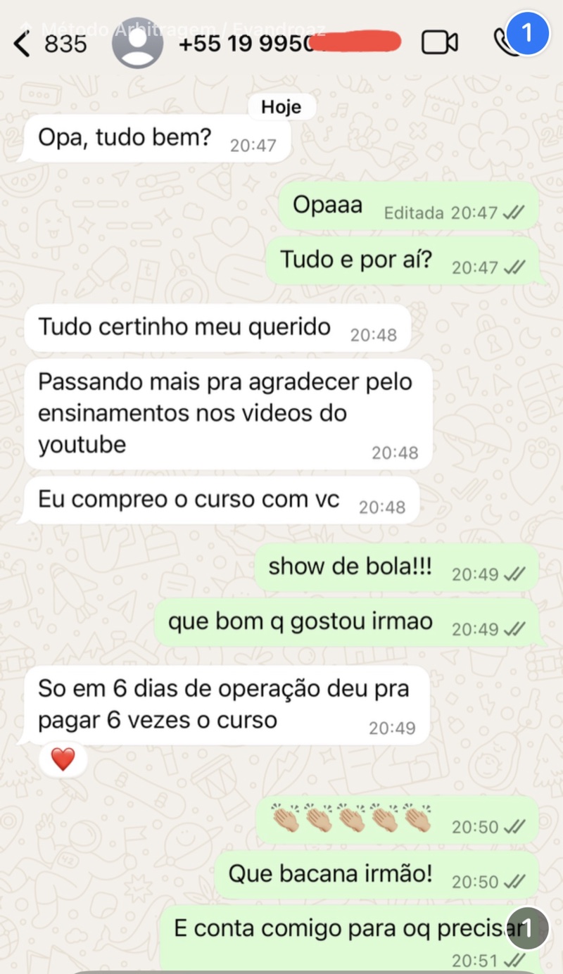 Aluno pagou 6x o curso em 6 dias