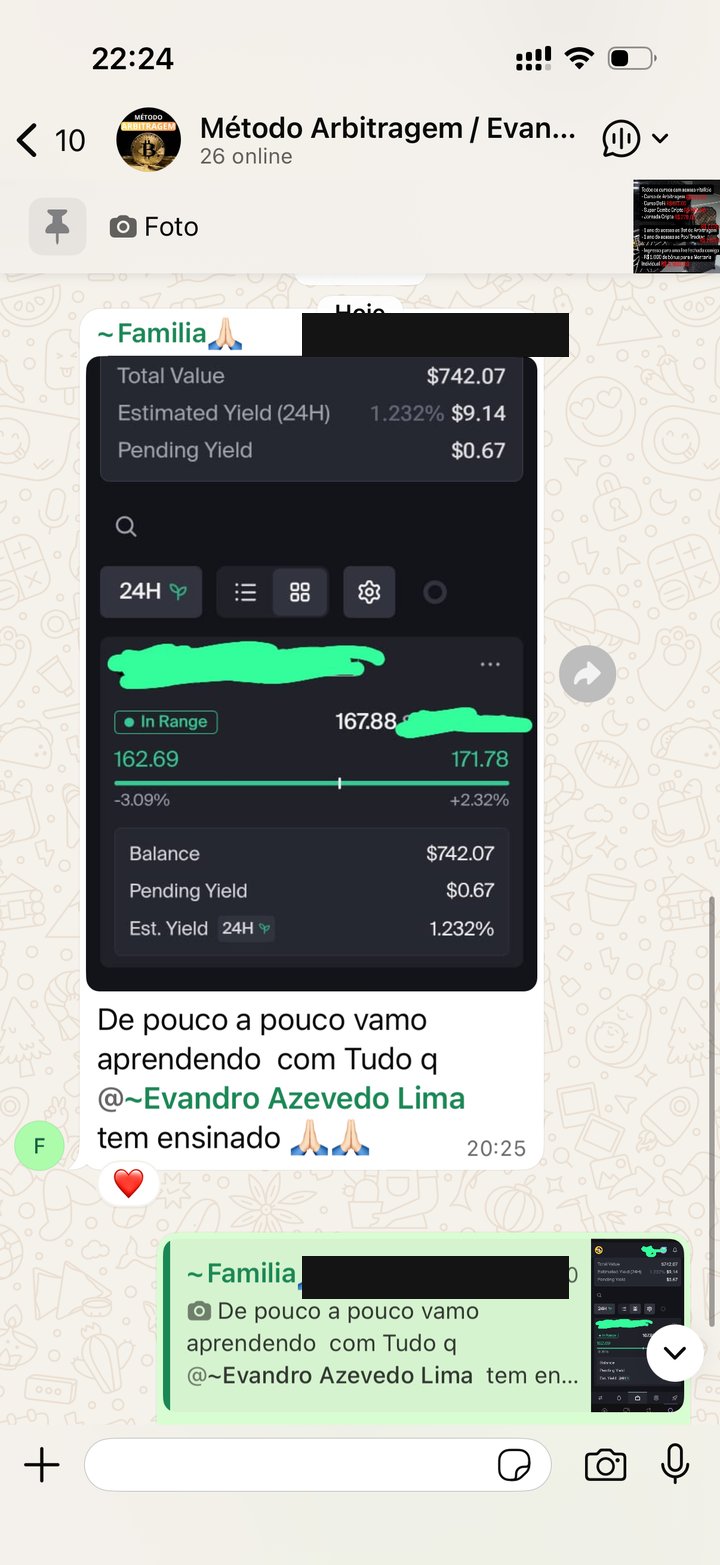 Depoimento de família sobre DeFi começando aos poucos