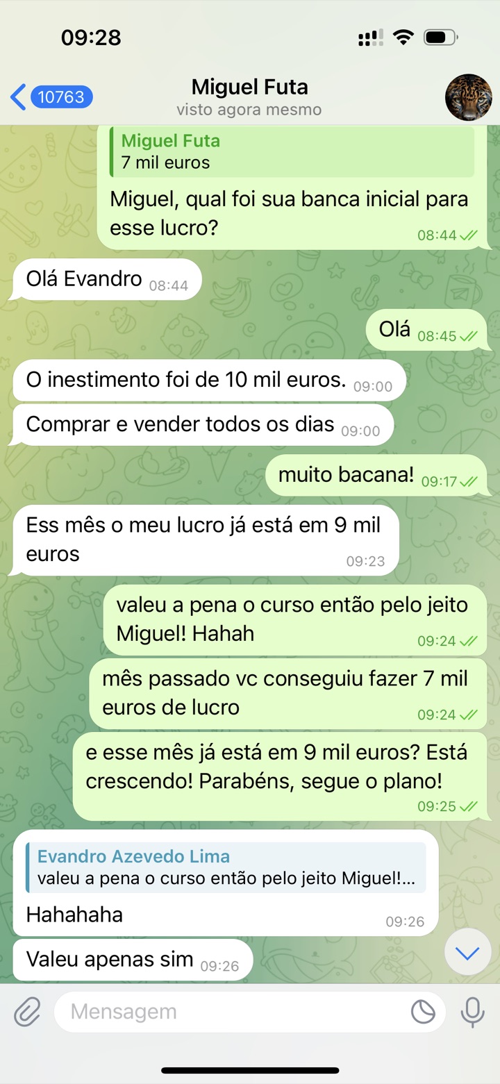 Depoimento de aluno sobre arbitragem